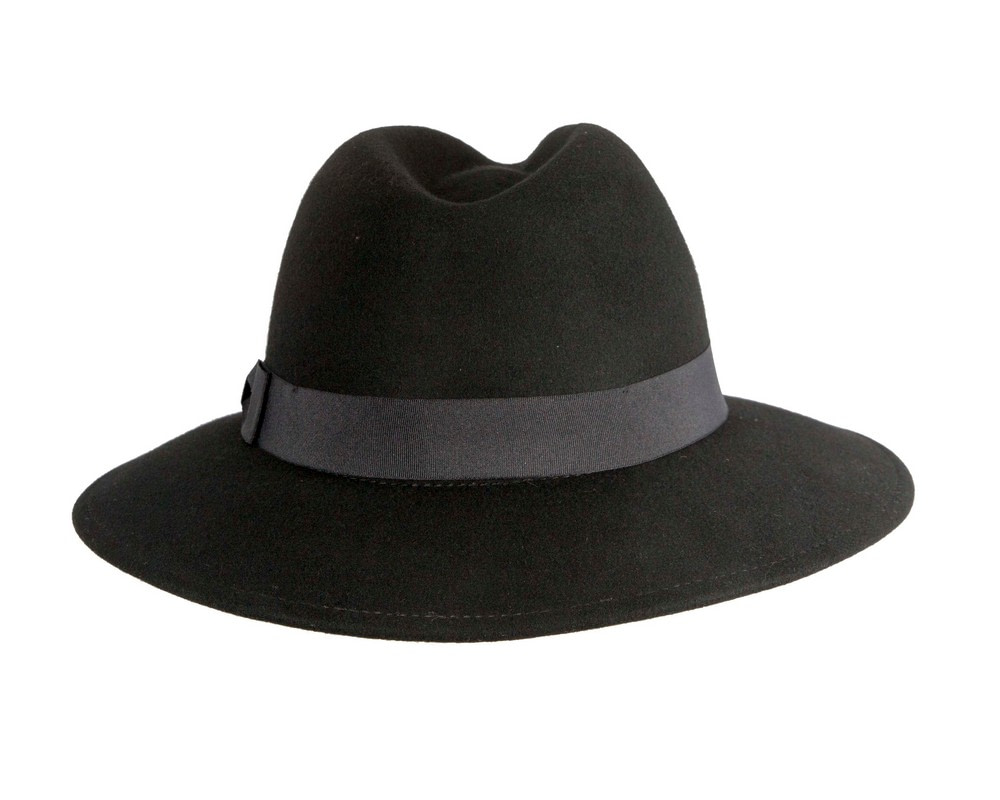 Black Max Alexander Flat Brim Fedora - Hats From OZ Black Max Alexander Flat Brim Fedora - Image 5