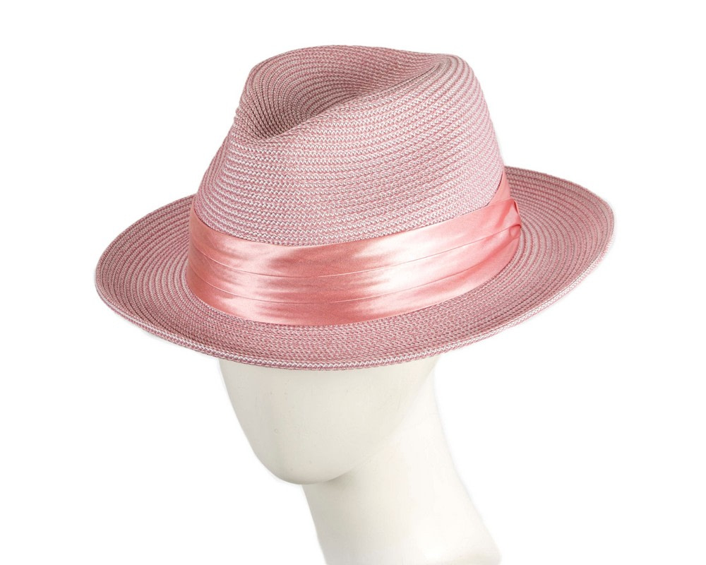 Max Alexander Pink Braid Fedora – Unisex Lightweight Hat - Hats From OZ
