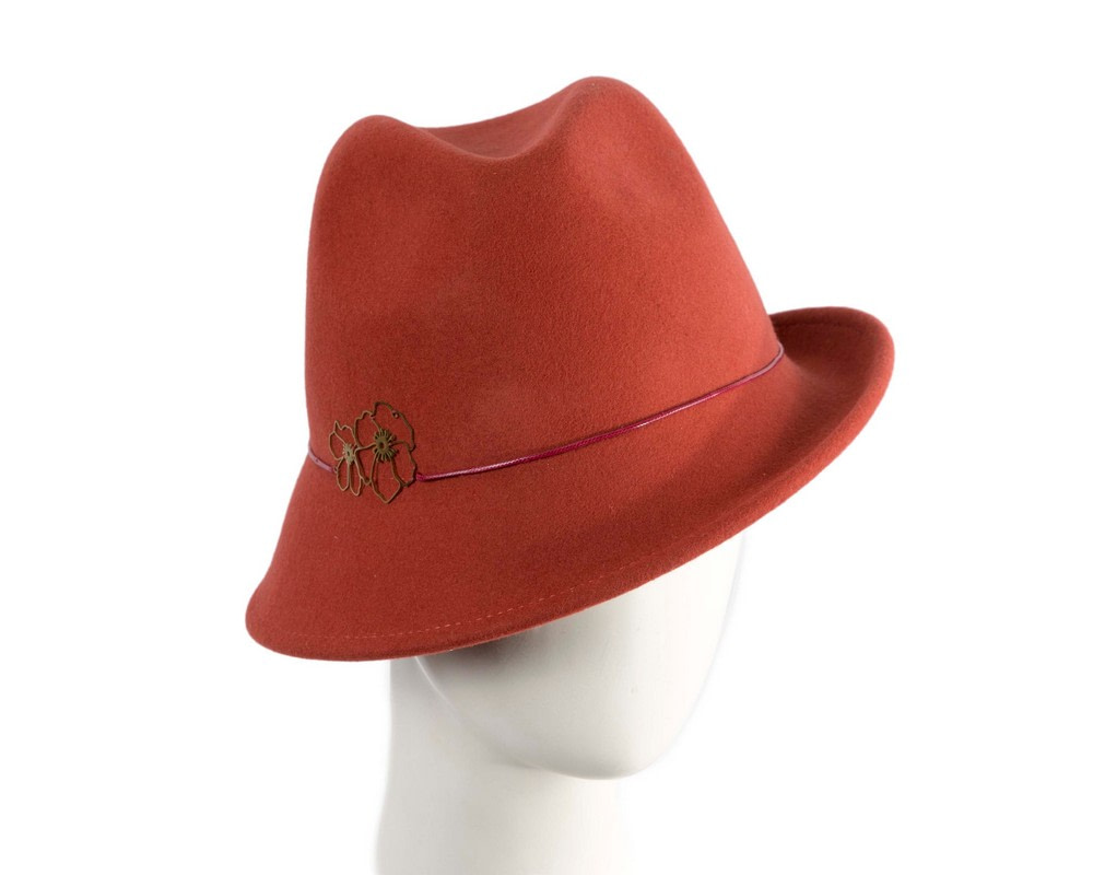 Max Alexander Rust Trilby – Felt Winter Fashion Hat - Hats From OZ