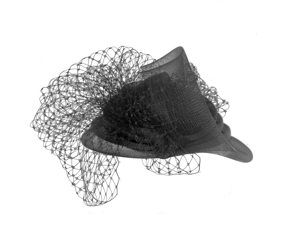 Custom made black cocktail hat - Hats From OZ Custom made black cocktail hat - Image 7