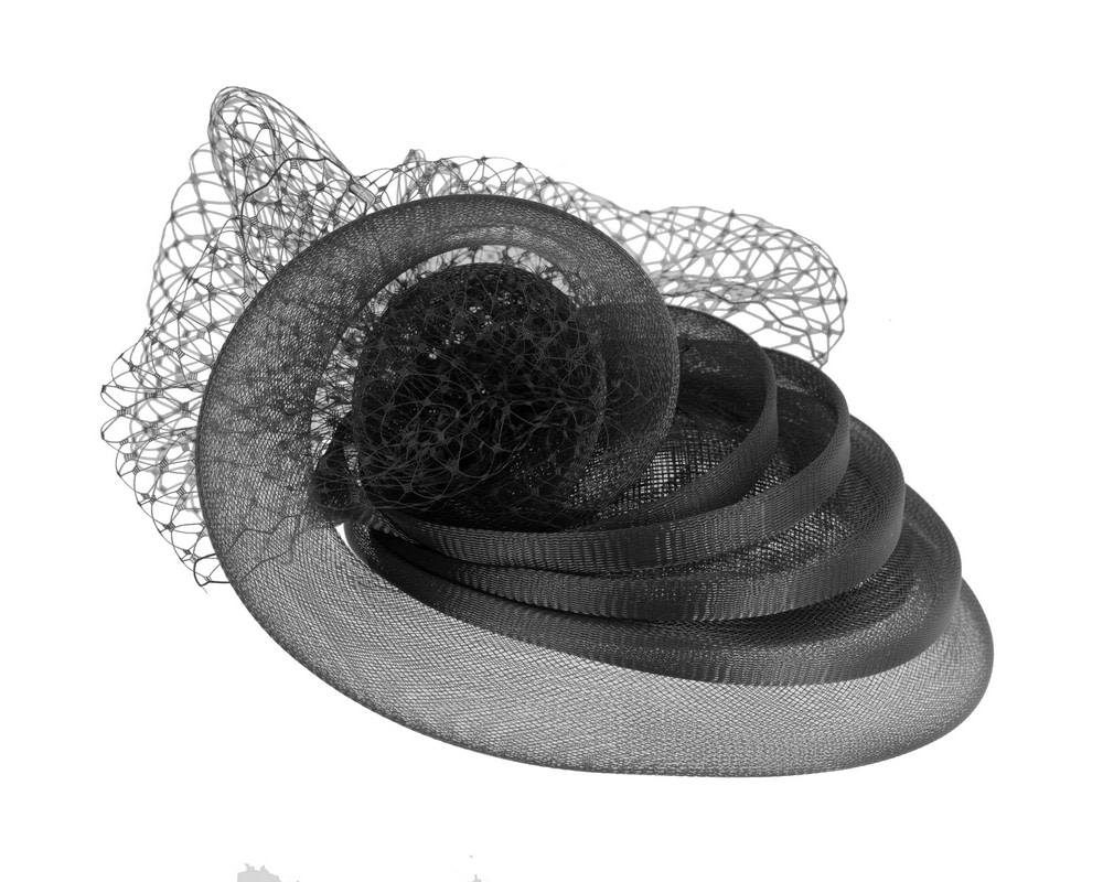 Custom made black cocktail hat - Hats From OZ Custom made black cocktail hat - Image 4