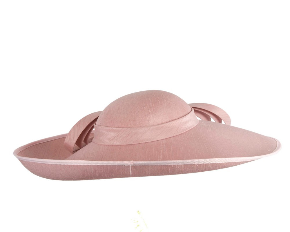 Dusty Pink wide brim racing hat by Max Alexander - Hats From OZ Dusty Pink wide brim racing hat by Max Alexander - Image 6