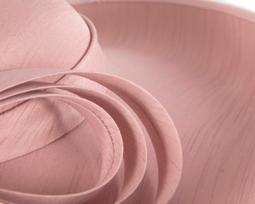 Dusty Pink wide brim racing hat by Max Alexander - Hats From OZ Dusty Pink wide brim racing hat by Max Alexander - Image 5