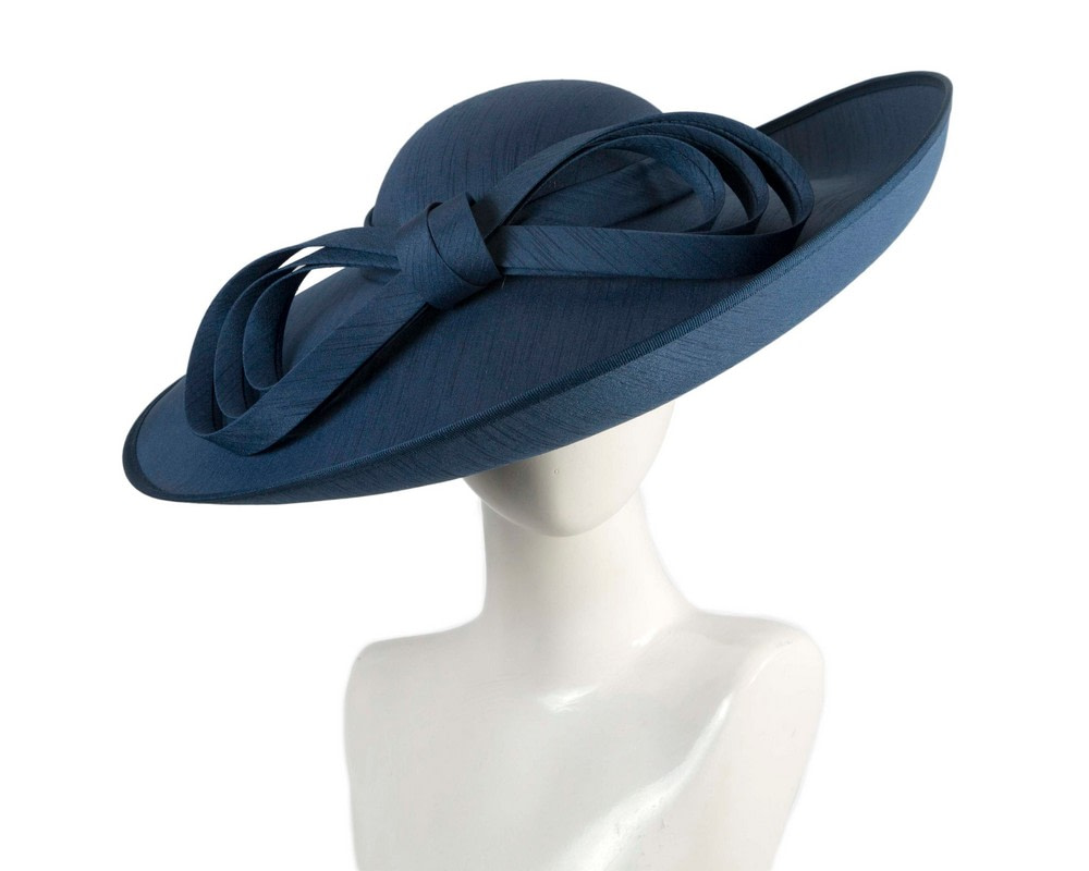 Navy wide brim racing hat by Max Alexander - Hats From OZ | MA1008N Navy wide brim racing hat by Max Alexander - Hats From OZ