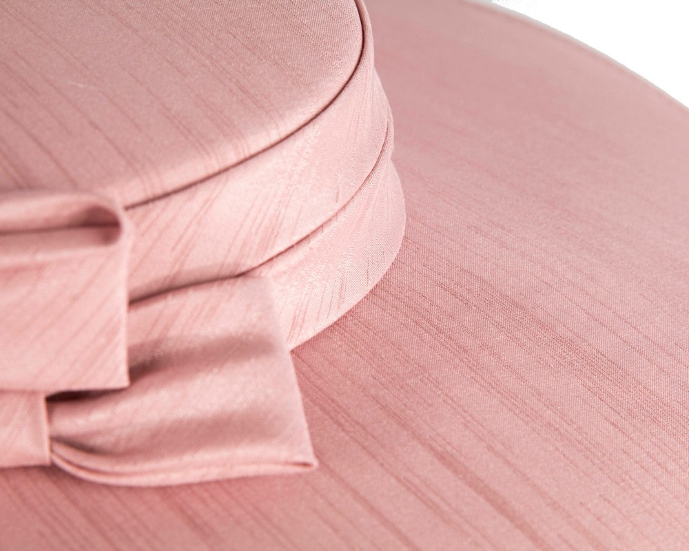 Dusty Pink boater hat by Max Alexander - Hats From OZ Dusty Pink boater hat by Max Alexander - Image 5
