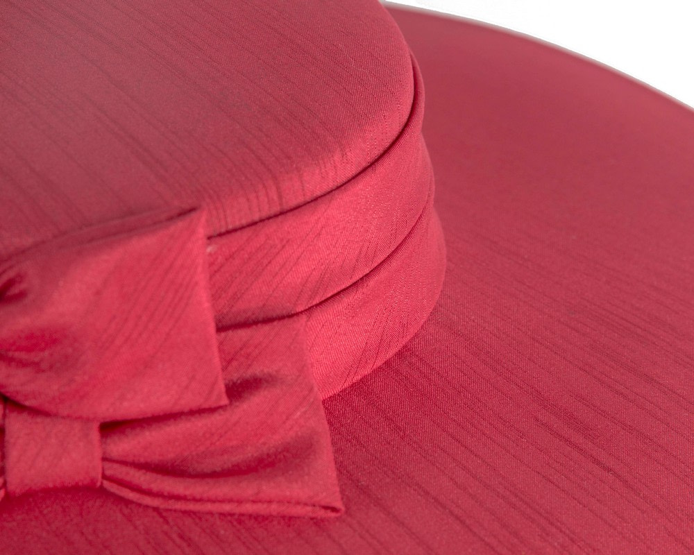 Red boater hat by Max Alexander - Hats From OZ Red boater hat by Max Alexander - Image 5