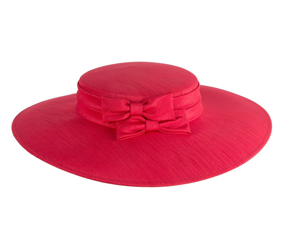 Red boater hat by Max Alexander - Hats From OZ Red boater hat by Max Alexander - Image 4