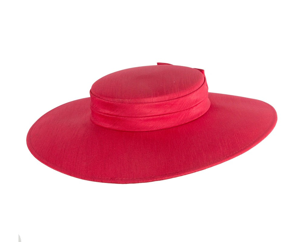 Red boater hat by Max Alexander - Hats From OZ Red boater hat by Max Alexander - Image 3
