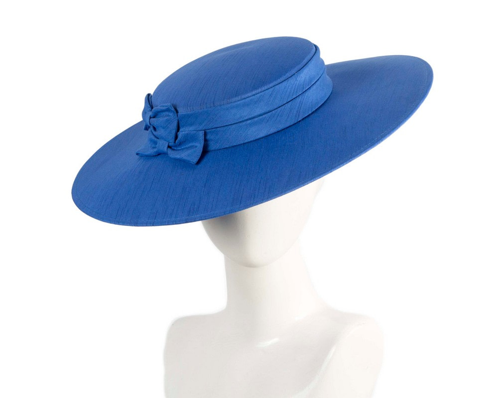 Royal blue boater hat by Max Alexander - Hats From OZ | MA1016RB Royal blue boater hat by Max Alexander - Hats From OZ