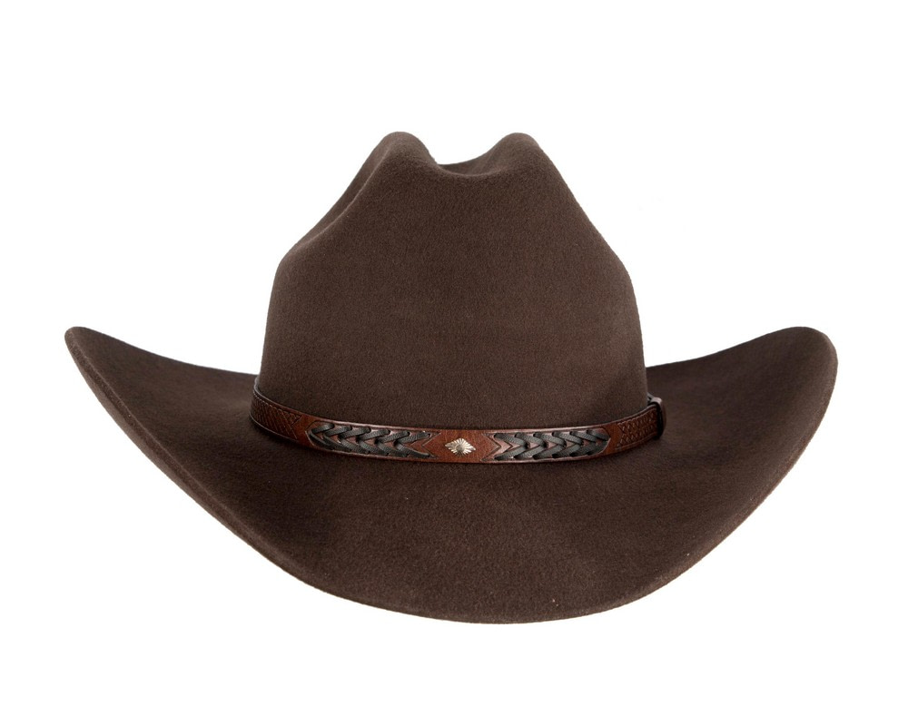 Classic Brown Cowboy Hat – Timeless Western Elegance - Hats From OZ UK Classic Brown Cowboy Hat – Timeless Western Elegance - Image 5