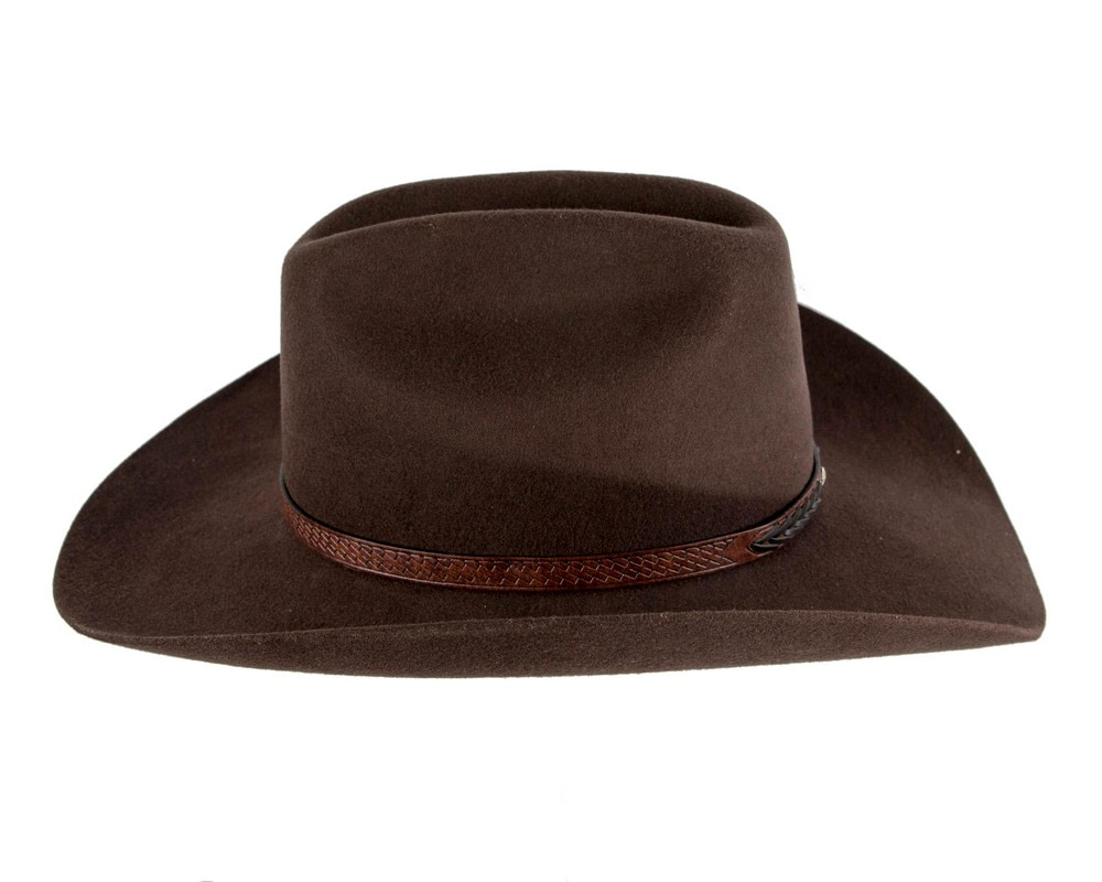 Classic Brown Cowboy Hat – Timeless Western Elegance - Hats From OZ UK Classic Brown Cowboy Hat – Timeless Western Elegance - Image 3