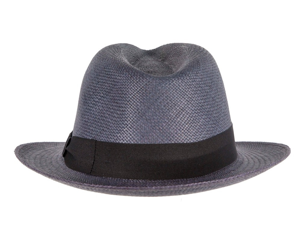 Navy Ecuadorian Panama Brisa Hat Trilby Fedora - Hats From OZ UK Navy Ecuadorian Panama Brisa Hat Trilby Fedora - Image 6