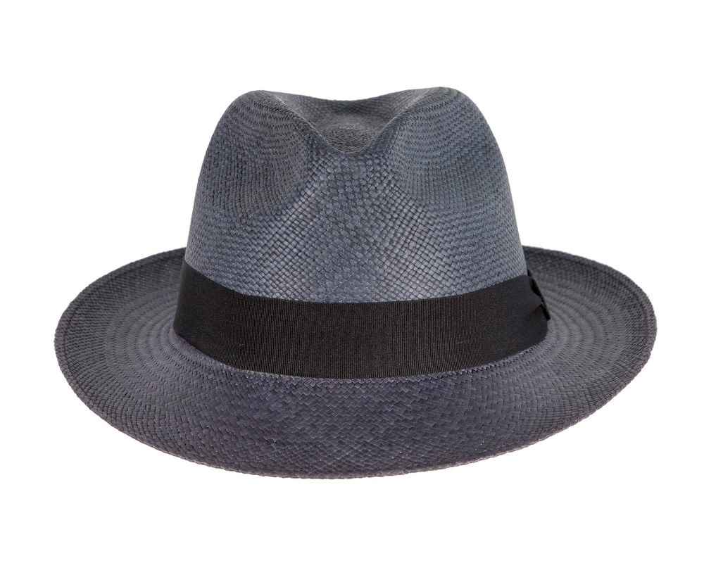 Navy Ecuadorian Panama Brisa Hat Trilby Fedora - Hats From OZ UK Navy Ecuadorian Panama Brisa Hat Trilby Fedora - Image 4