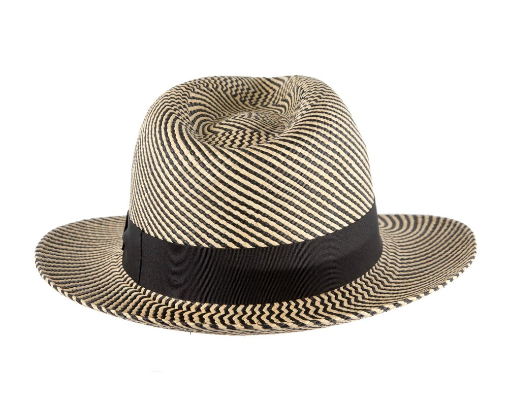 Ecuadorian Panama Two Tone Brisa Weave Sierra Fedora - Hats From OZ UK Ecuadorian Panama Two Tone Brisa Weave Sierra Fedora - Image 6