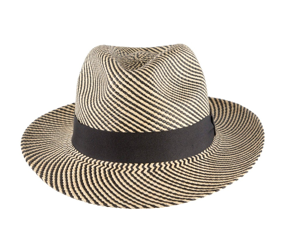 Ecuadorian Panama Two Tone Brisa Weave Sierra Fedora - Hats From OZ UK Ecuadorian Panama Two Tone Brisa Weave Sierra Fedora - Image 4