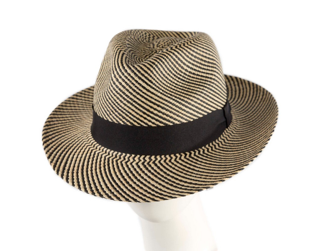 Ecuadorian Panama Two Tone Brisa Weave Sierra Fedora - Hats From OZ UK
