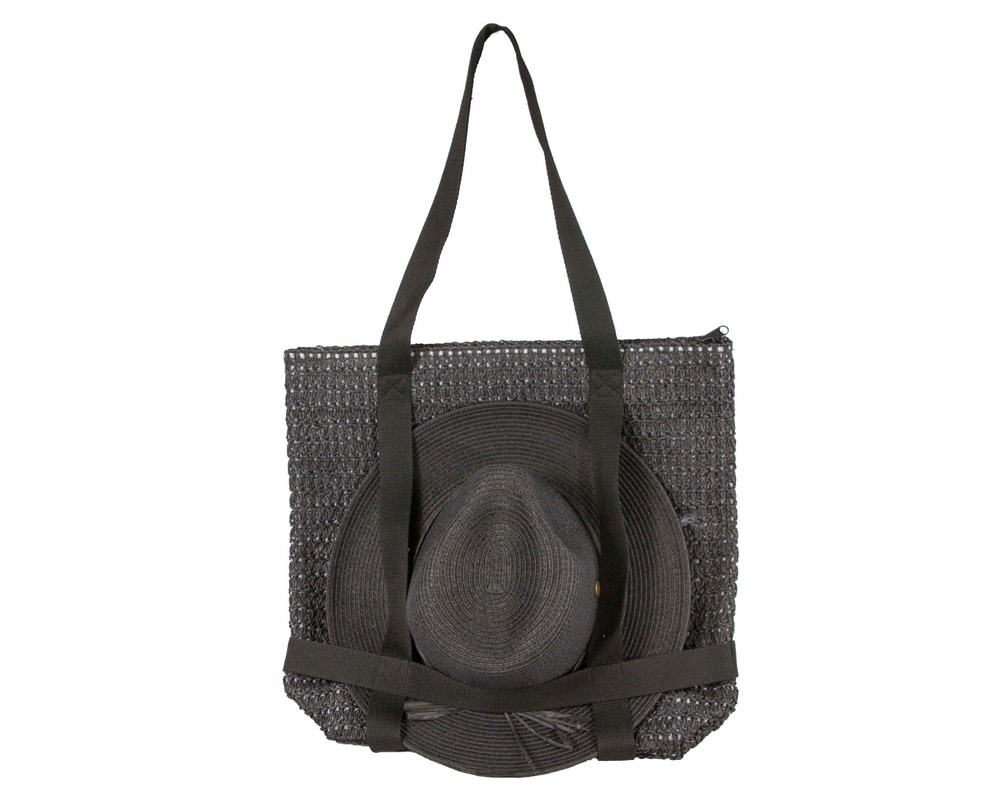Black Hat & Bag Summer Beach Set - Hats From OZ UK
