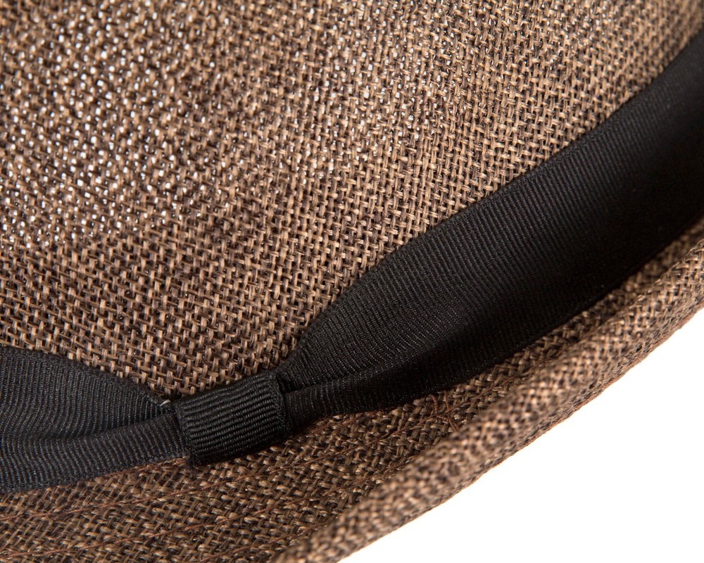 Brown Short Brim Trilby Hat - Hats From OZ UK Brown Short Brim Trilby Hat - Image 5