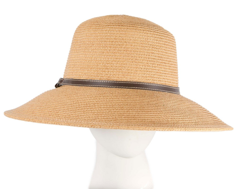 Tan summer sun beach hat - Hats From OZ UK | AVSL547TN Tan summer sun beach hat - Hats From OZ UK