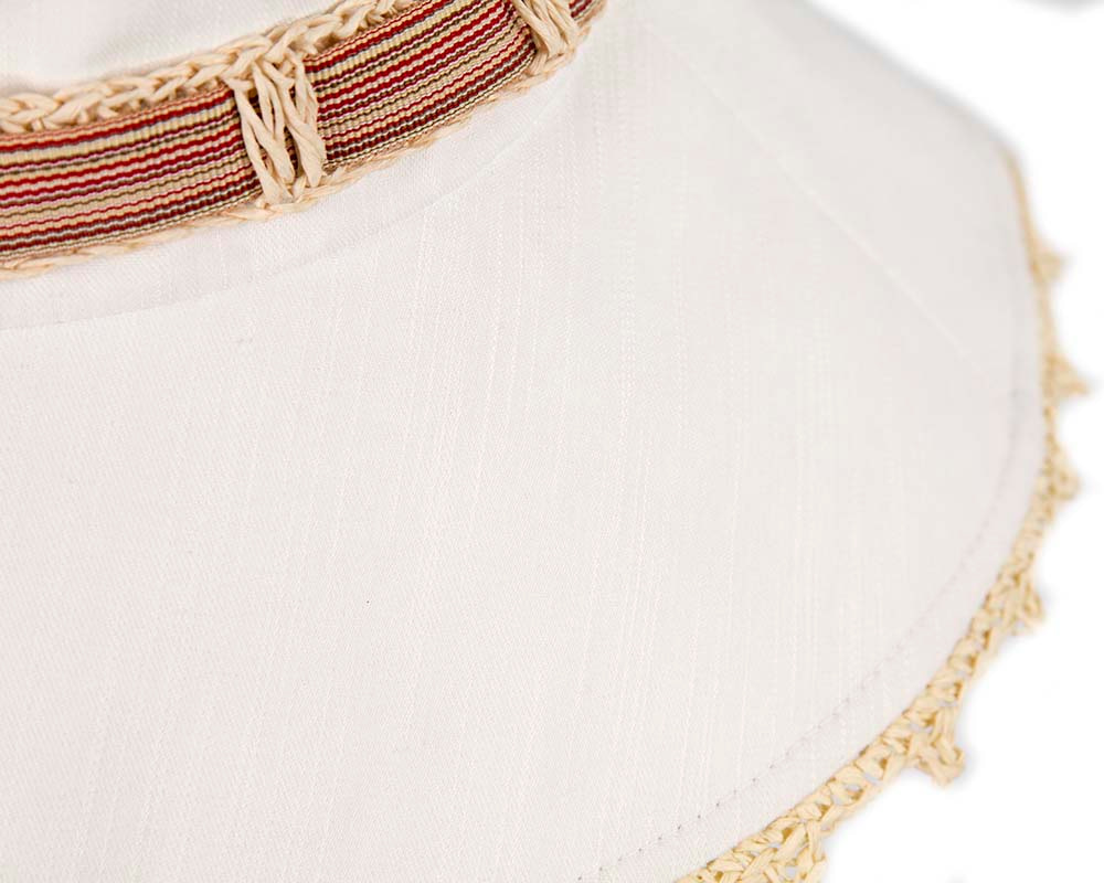 White ladies summer beach hat - Hats From OZ UK White ladies summer beach hat - Image 3