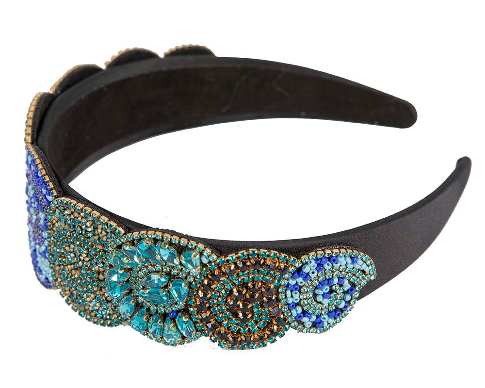 Unusual multi-tone headband fascinator CU448AQ - Hats From OZ UK Unusual multi-tone headband fascinator CU448AQ - Image 4