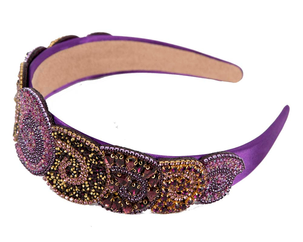 Unusual multi-tone headband fascinator CU448PR - Hats From OZ UK Unusual multi-tone headband fascinator CU448PR - Image 4