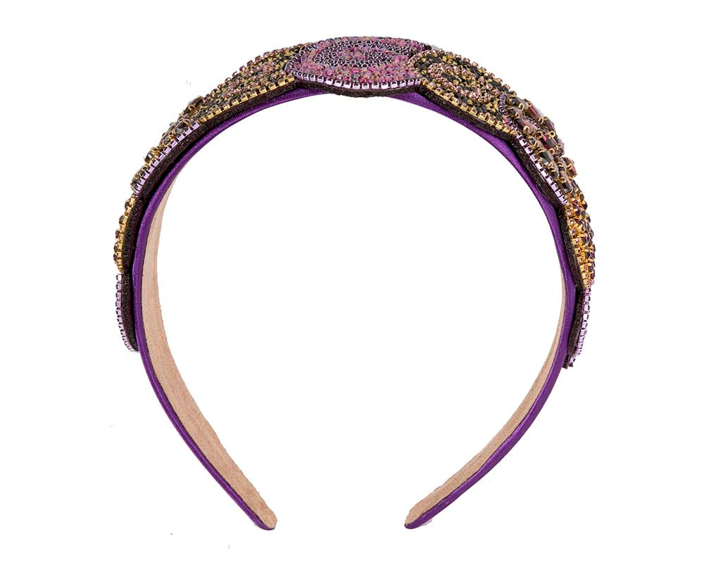 Unusual multi-tone headband fascinator CU448PR - Hats From OZ UK Unusual multi-tone headband fascinator CU448PR - Image 2