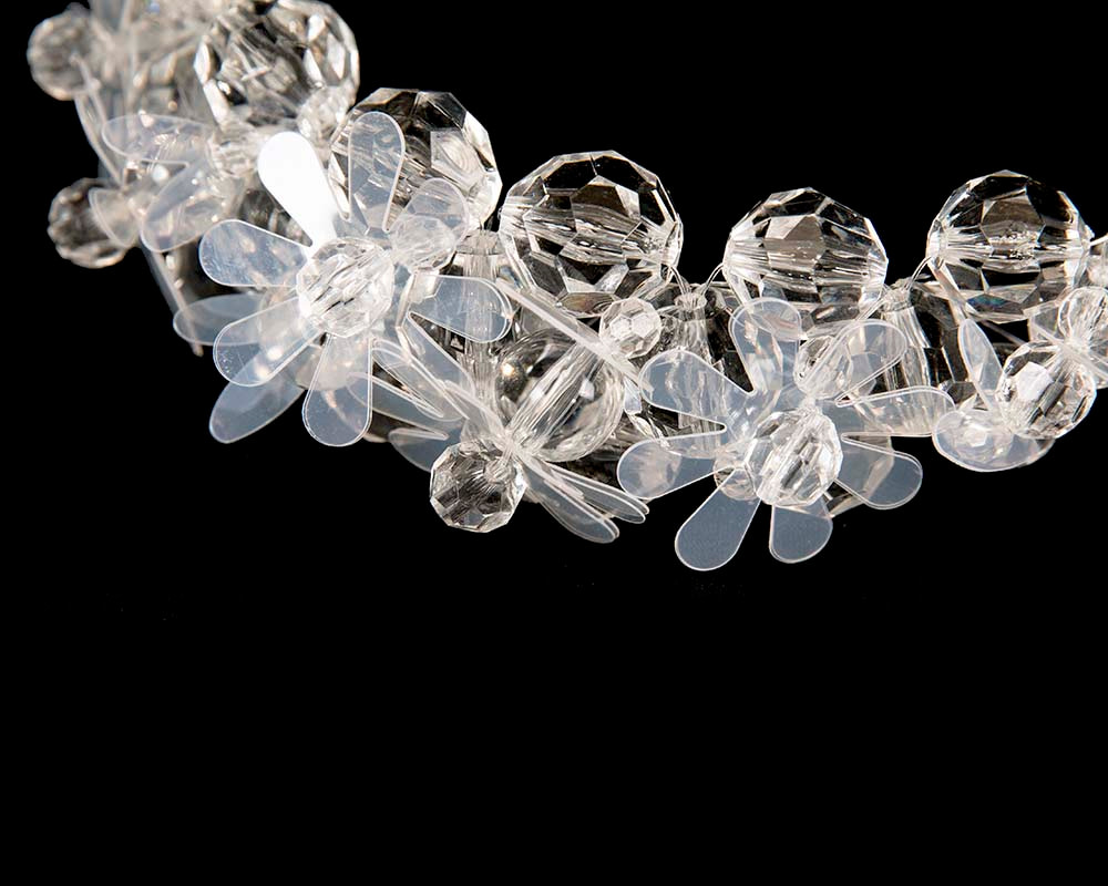 White designers headband by Max Alexander - Hats From OZ UK White designers headband by Max Alexander - Image 3