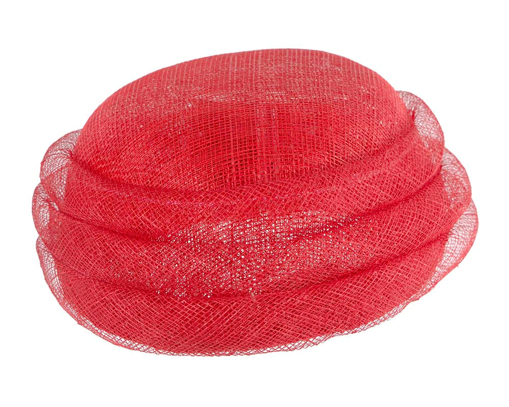 Large red sinamay beret hat - Hats From OZ UK Large red sinamay beret hat - Image 5