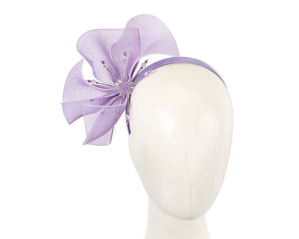 Bespoke lilac flower headband by Cupids Millinery - Hats From OZ UK | CU529LI Bespoke lilac flower headband by Cupids Millinery - Hats From OZ UK