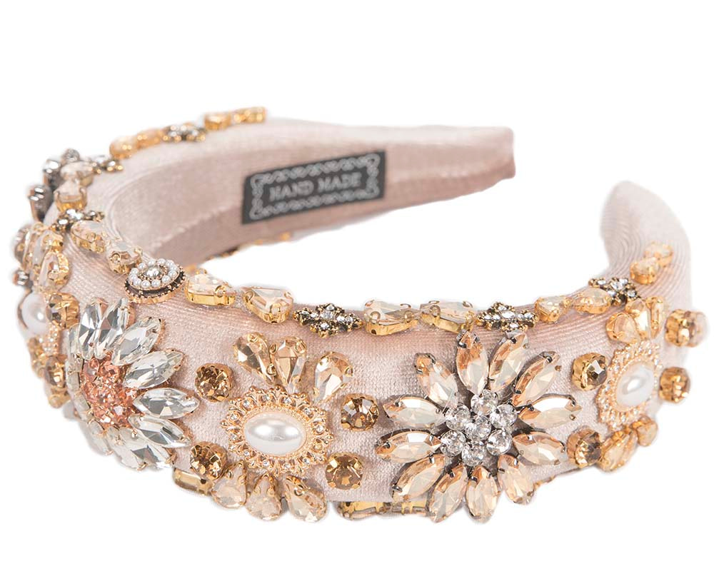 Nude fascinator headband jewelry fascinator - Hats From OZ UK Nude fascinator headband jewelry fascinator - Image 2