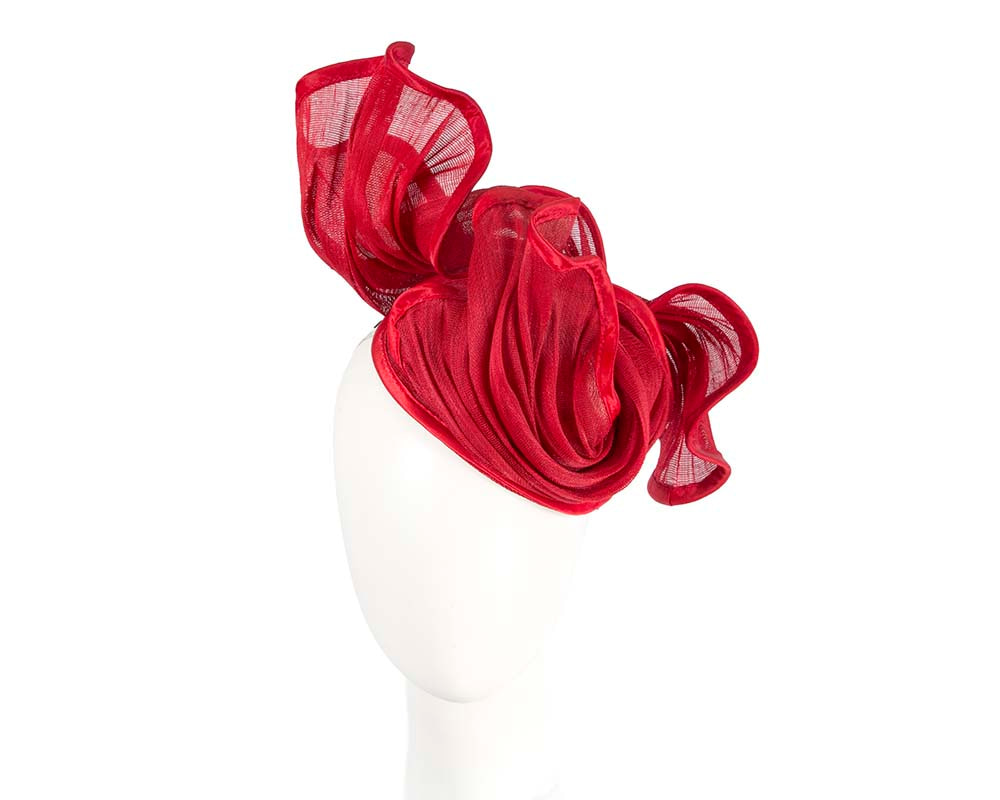 Exclusive red fascinator - Hats From OZ UK | CU653 Exclusive red fascinator - Hats From OZ UK