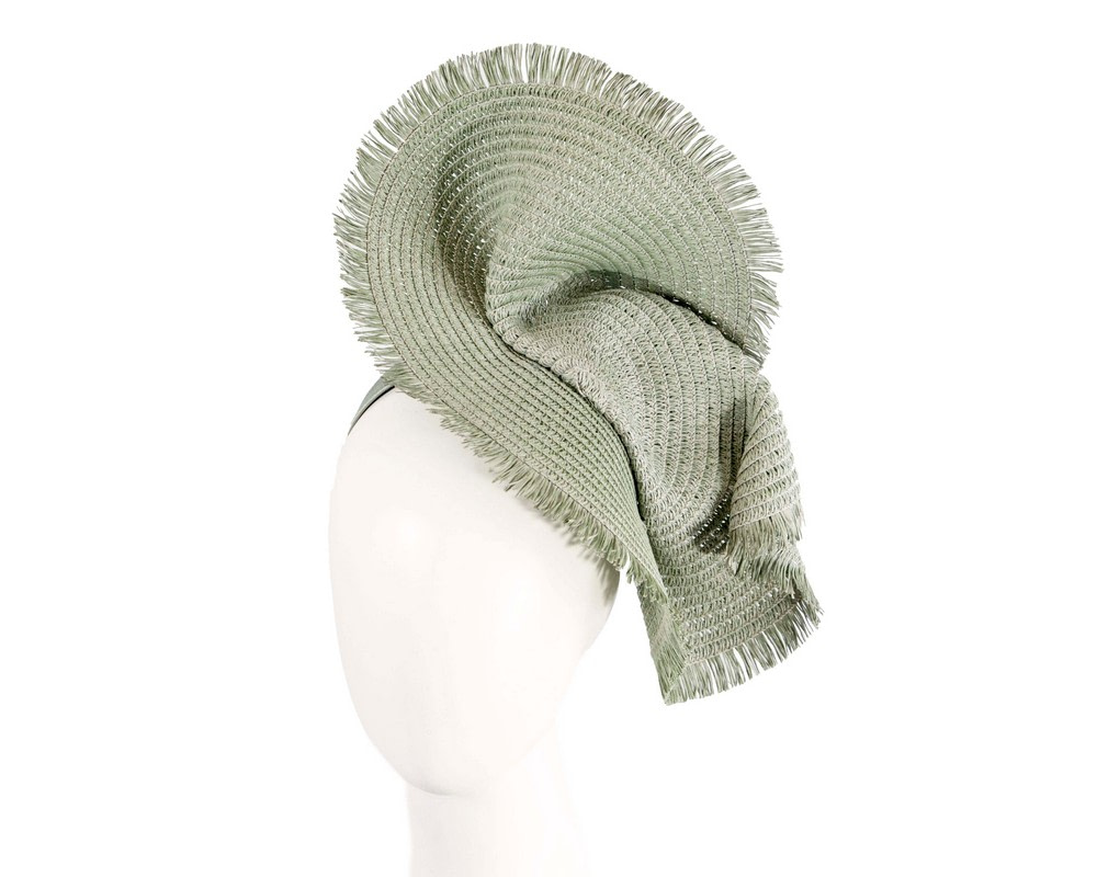 Limited Edition olive green fascinator - Hats From OZ UK | CU690 Limited Edition olive green fascinator - Hats From OZ UK