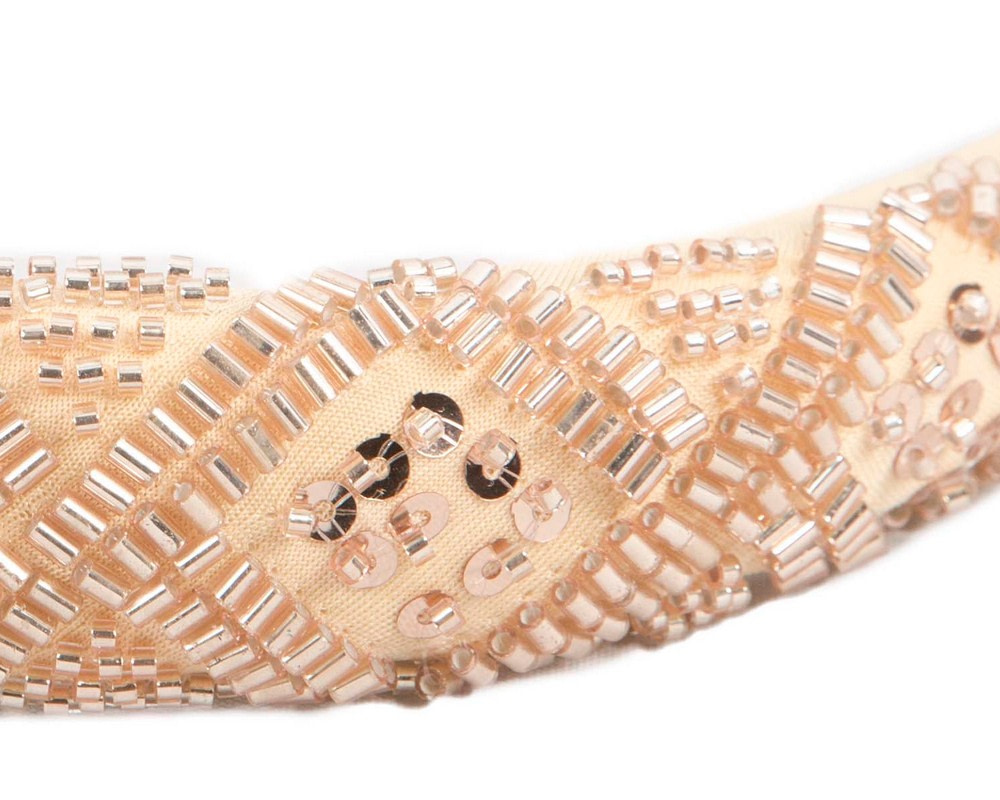 Gold fascinator headband by Max Alexander - Hats From OZ UK Gold fascinator headband by Max Alexander - Image 3