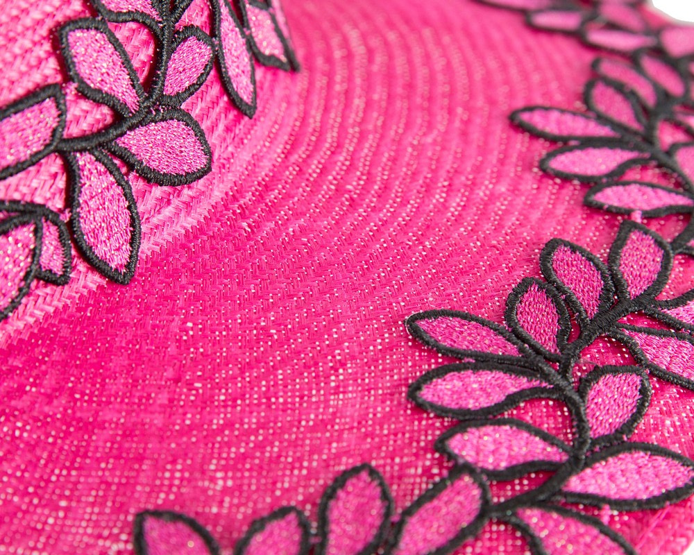 Wide brim ladies summer sisal fedora hat by Cupids Millinery - Hats From OZ UK Wide brim ladies summer sisal fedora hat by Cupids Millinery - Image 3