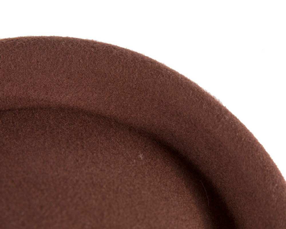 Large chocolate brown felt pillbox hat - Hats From OZ UK Large chocolate brown felt pillbox hat - Image 3