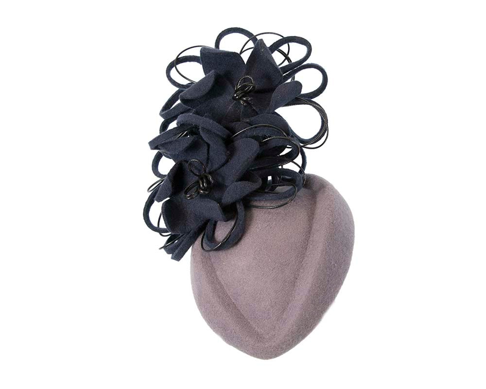 Bespoke winter pillbox fascinator by Fillies Collection - Hats From OZ UK Bespoke winter pillbox fascinator by Fillies Collection - Image 5