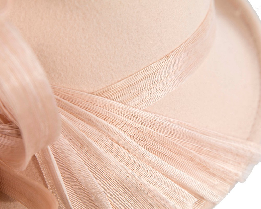 Beige ladies winter fashion felt fedora hat by Fillies Collection F686 - Hats From OZ UK Beige ladies winter fashion felt fedora hat by Fillies Collection F686 - Image 5