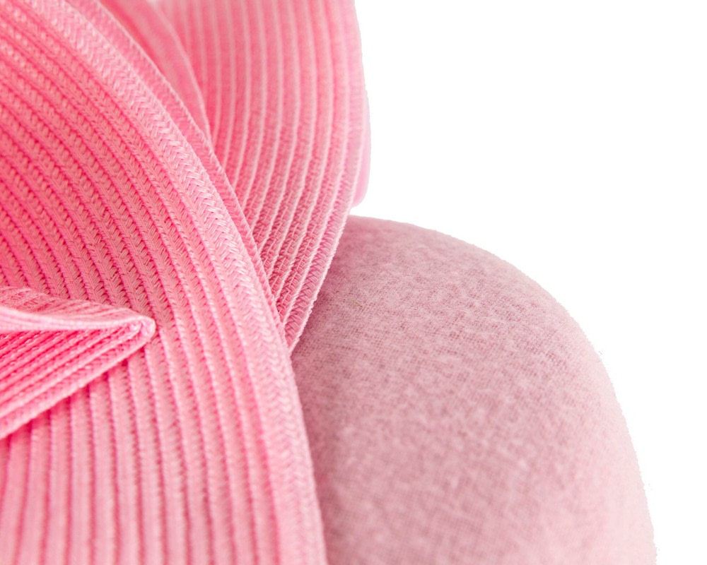 Pink pillbox winter fascinator by Fillies Collection - Hats From OZ UK Pink pillbox winter fascinator by Fillies Collection - Image 5