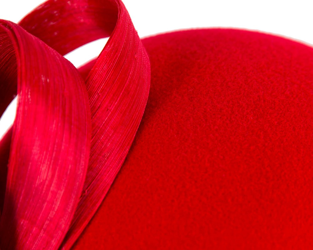 Stylish red felt beret hat by Fillies Collection - Hats From OZ UK Stylish red felt beret hat by Fillies Collection - Image 5