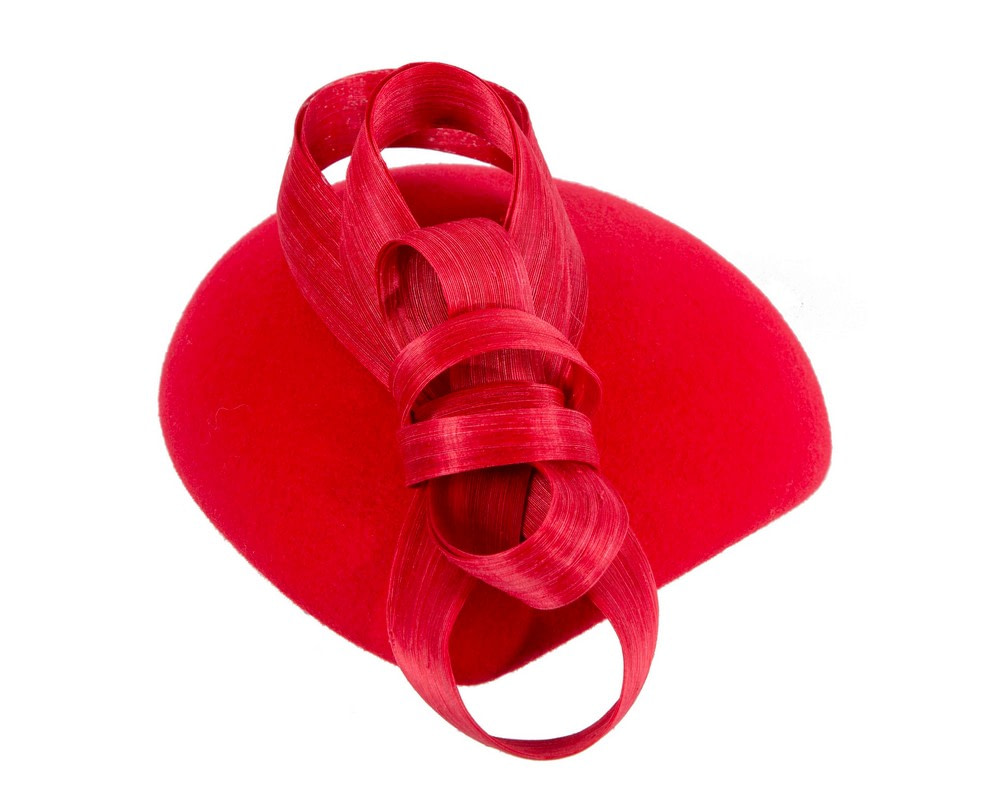 Stylish red felt beret hat by Fillies Collection - Hats From OZ UK Stylish red felt beret hat by Fillies Collection - Image 4