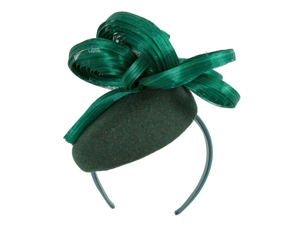 Exclusive green winter fascinator by Fillies Collection - Hats From OZ UK Exclusive green winter fascinator by Fillies Collection - Image 6