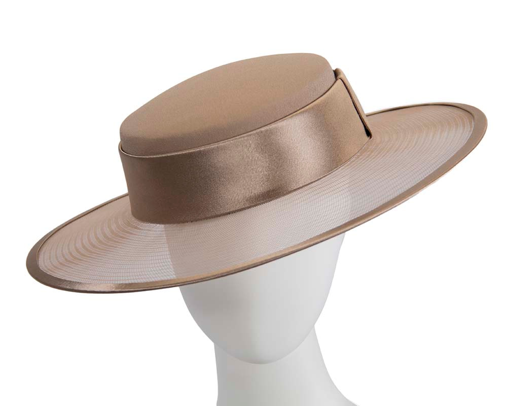 Buff designers boater hat - Hats From OZ UK