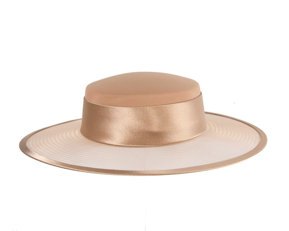 Coffee designers boater hat - Hats From OZ UK Coffee designers boater hat - Image 2