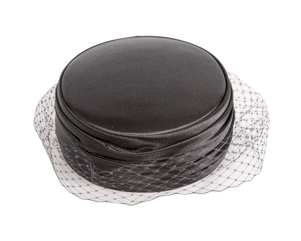 Custom made black hat with veil - Hats From OZ UK Custom made black hat with veil - Image 2