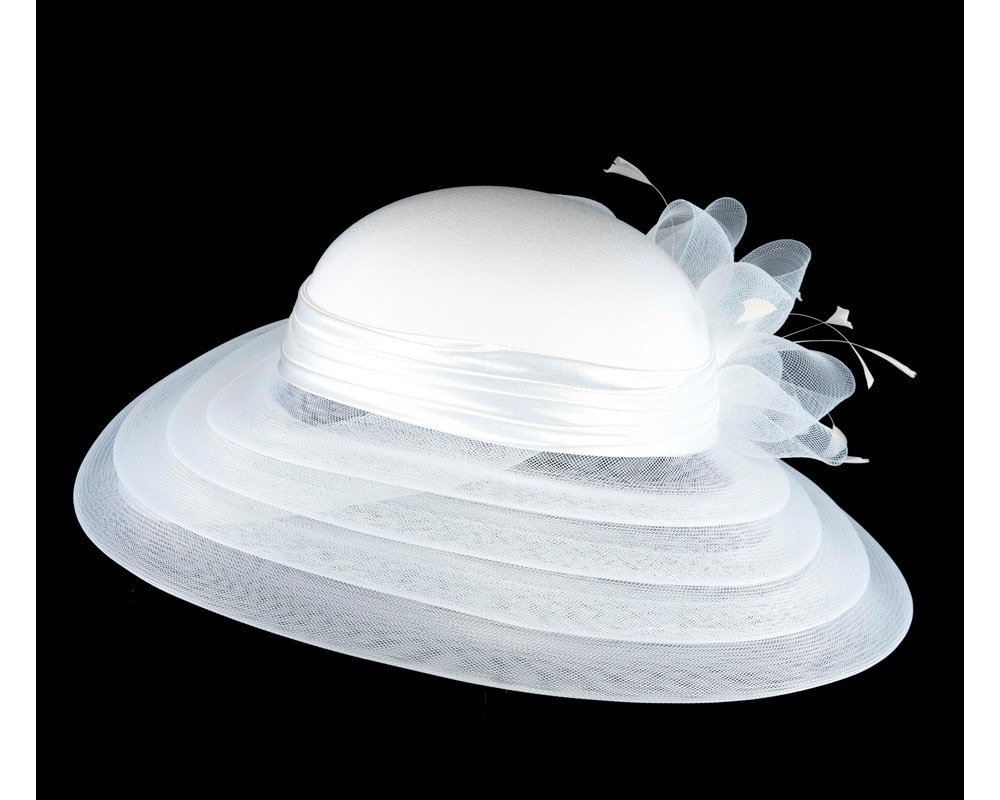 White Mother of the Bride Hat custom made to order (any color) - Hats From OZ UK White Mother of the Bride Hat custom made to order (any color) - Image 5