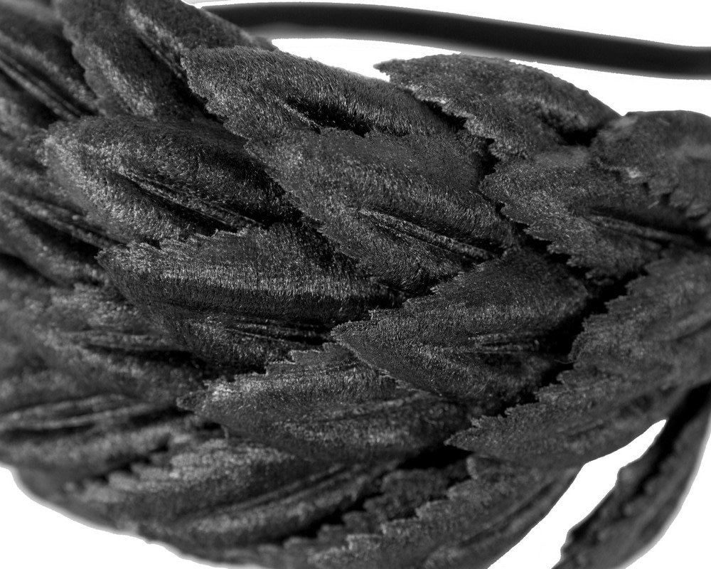 Petite black fascinator headband by Max Alexander - Hats From OZ UK Petite black fascinator headband by Max Alexander - Image 5