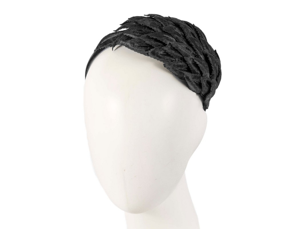 Petite black fascinator headband by Max Alexander - Hats From OZ UK Petite black fascinator headband by Max Alexander