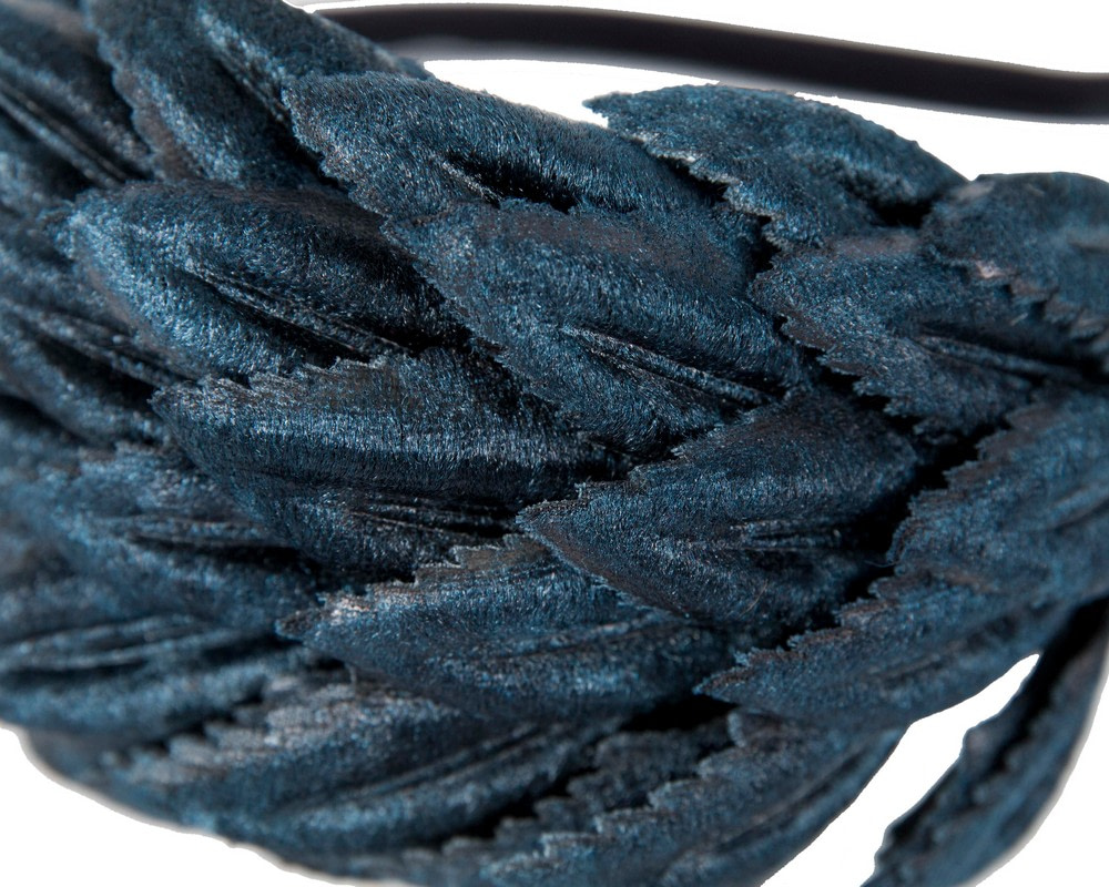 Petite navy fascinator headband by Max Alexander - Hats From OZ UK Petite navy fascinator headband by Max Alexander - Image 5