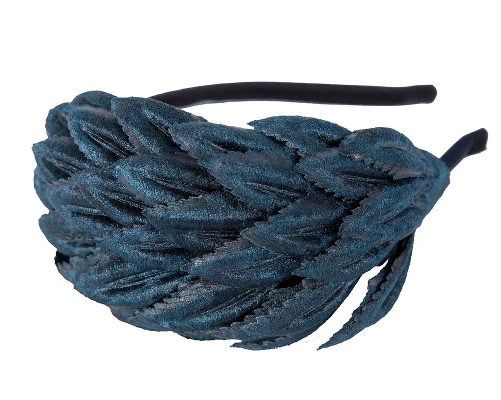 Petite navy fascinator headband by Max Alexander - Hats From OZ UK Petite navy fascinator headband by Max Alexander - Image 4